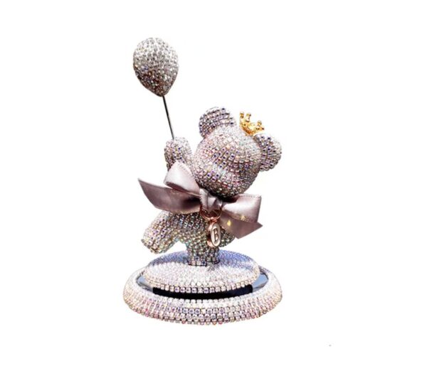 Full Diamond Crown Bear Car Air Freshener Fashion Car Decoration Perfume Diffuser Cars Room Aromatherapy