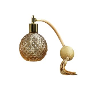 100ml Long Air Bag Perfume Bottles Empty Refillable Perfume Spray Bottle Thick Glass Fragrance Bottle with Air Bulb