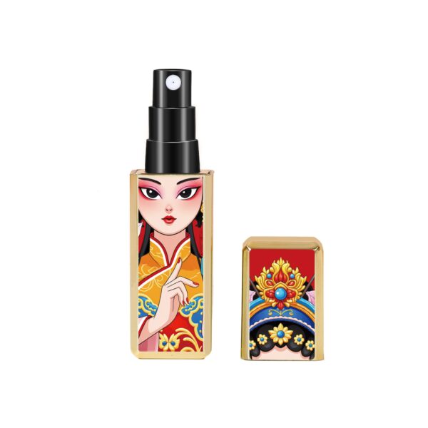Mini 5ml Perfume Bottle Empty Refillable Cosmetic Spray Atomizer Bottle Travel Perfume Bottles Peking Opera
