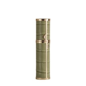 Elegant 5ml Empty Perfume Atomizer Alligator Pattern Travel Refillable Mini Cologne Dispenser Fragrances Perfumes Bottle Pocket Perfume Sprayer Gift